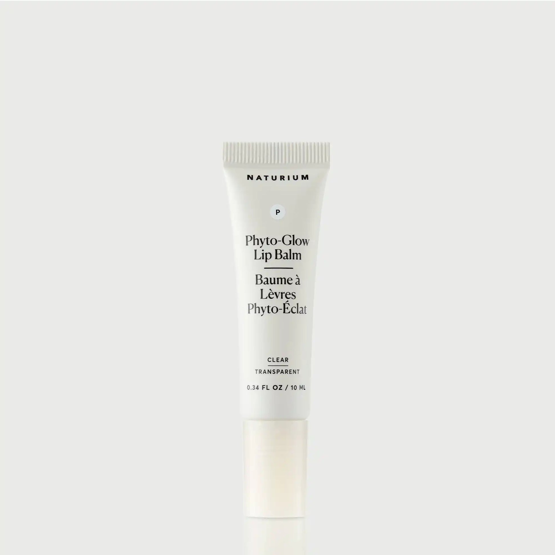 phyto-glow-lip-balm-clear-v1 NATR-60066_PhytoGlow_Clear_primary_capon_front-bonebkgd.webp
